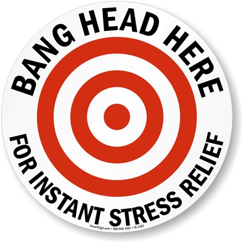 Bang Head Here Printable